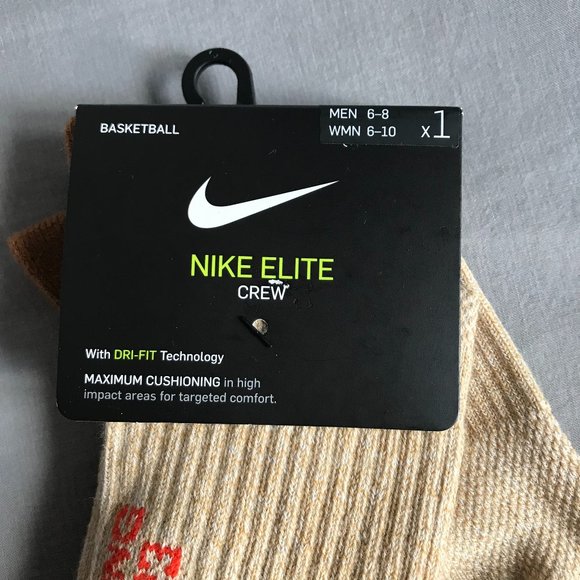 One Pair Nike Basketball Elite Crew Lebron Socks - Picture 3 of 8